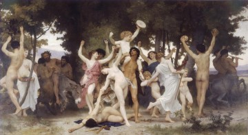  Bacchus Art - La jeunesse de Bacchus William Adolphe Bouguereau nude